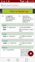 Latvian English Dictionary ภาพหน้าจอ 3