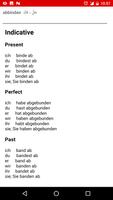 Verbes allemands hors ligne capture d'écran 1