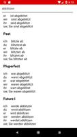 German Verbs conjugation offli capture d'écran 2