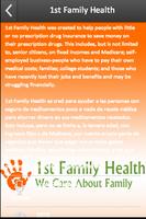 1st Family Health Affiche