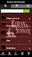 Koran och Sunnah Affiche