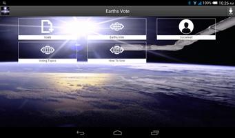 Earths Vote ポスター