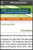 Off Campus Rentals Screenshot 2