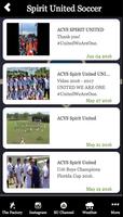 Spirit United Soccer syot layar 1