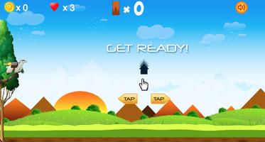 Flappy Rocket Llama syot layar 1