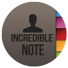 Incredible Note(memo,colorful) icono