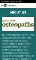 Greenway Osteopaths capture d'écran 2