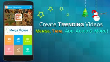Merge Video Editor Join Trim poster