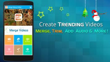 Merge Video Editor Join Trim Affiche