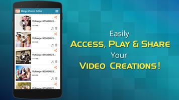 Merge Videos Editor Join Trim ảnh chụp màn hình 3