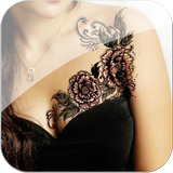 Butterfly Flower Tattoo Designs Images ikon
