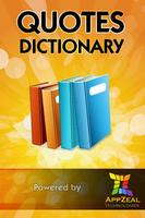 Quotes Dictionary Affiche