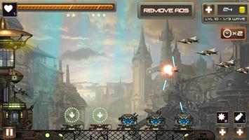 Steampunk Air Defense captura de pantalla 1