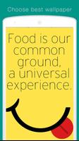 Food Quotes For Good Food (HD Wallpapers) capture d'écran 1
