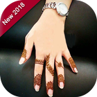 Stylish Finger Mehndi design icône