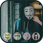 Haker Photo Editor : Anonymous Mask Montage Photo Zeichen