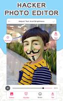 Haker Photo Editor : Anonymous Mask Montage Photo Plakat