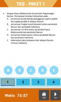 Simulasi SBMPTN SOSHUM 2018 Free Screenshot 2