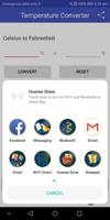 Fahrenheit to Celsius Temperature converter تصوير الشاشة 1