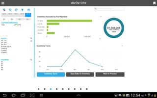 Aptean Analytics screenshot 2