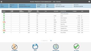Ross Production Manager (RPM) captura de pantalla 1