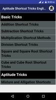 Aptitude Shortcut Tricks English capture d'écran 1