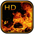 Burning flame Live Wallpaper icon
