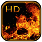 Burning flame Live Wallpaper آئیکن