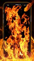 Burning flame Live Wallpaper پوسٹر