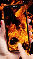 Burning flame Live Wallpaper скриншот 2