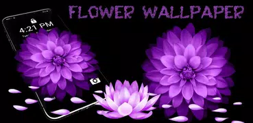 Purple Flower APUS live wallpa