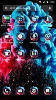 Color Smoke APUS Launcher them imagem de tela 1