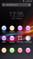 Colorful theme for APUS ポスター