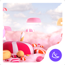 Pink Candy Crush theme for android free APK