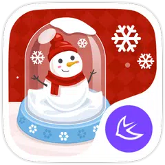 Merry Christmas Cute Snowman -- APUS theme APK 下載