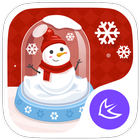 Merry Christmas Cute Snowman - آئیکن