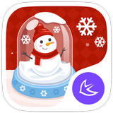 Merry Christmas Cute Snowman --icoon
