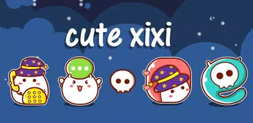 Cute baby xixi -APUS Launcher theme