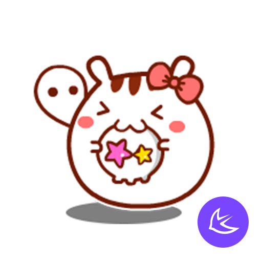 Cute baby xixi -APUS Launcher 