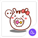 Cute baby xixi -APUS Launcher  APK