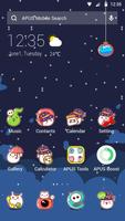 Cute baby xixi -APUS Launcher  poster