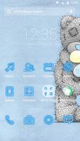 Lovely teddy bear theme постер