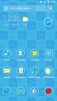 Mignon Chat Bleu--APUS Launcher Thème Libre capture d'écran 1