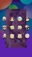 Cute cats stickers theme screenshot 2