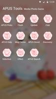 Cute Pink Kitten-APUS Launcher free fashion theme capture d'écran 3