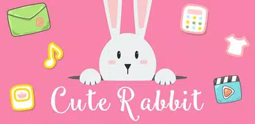 Kawaii Rabbit APUS Launcher theme for free