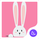 Kawaii Rabbit APUS Launcher theme for free APK