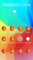 Colourful-APUS Launcher theme plakat