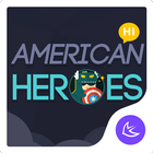 Heroes-APUS Launcher theme أيقونة