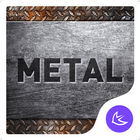 Cool Metal-APUS Launcher theme أيقونة